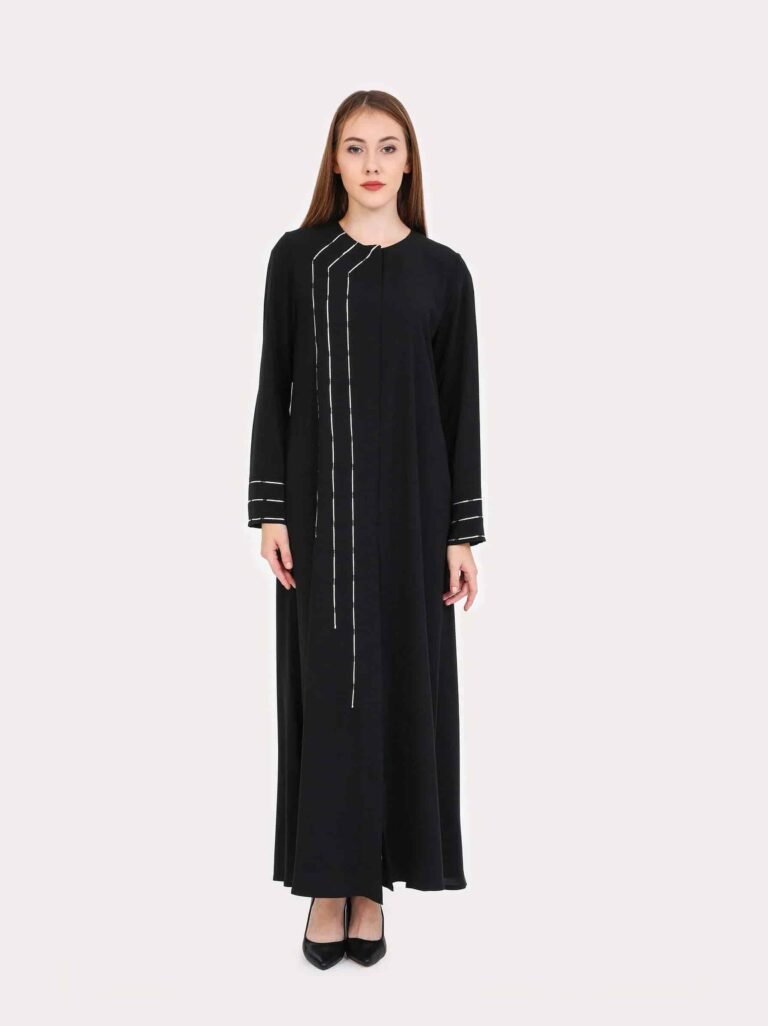 women wearing black abaya dress