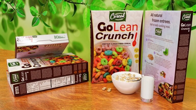 Custom printed cereal boxes