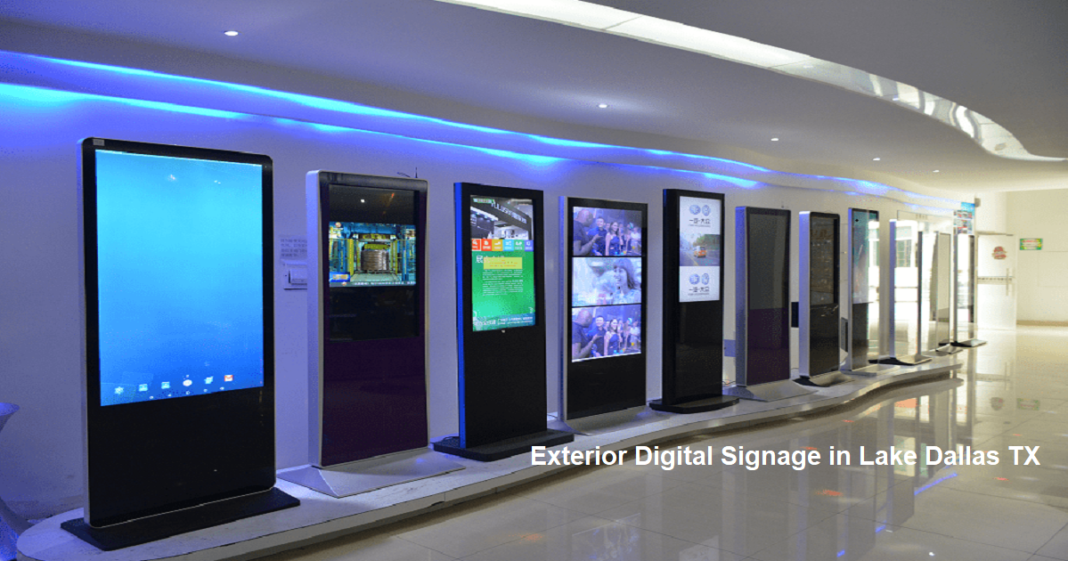 Exterior Digital Signage in Lake Dallas TX