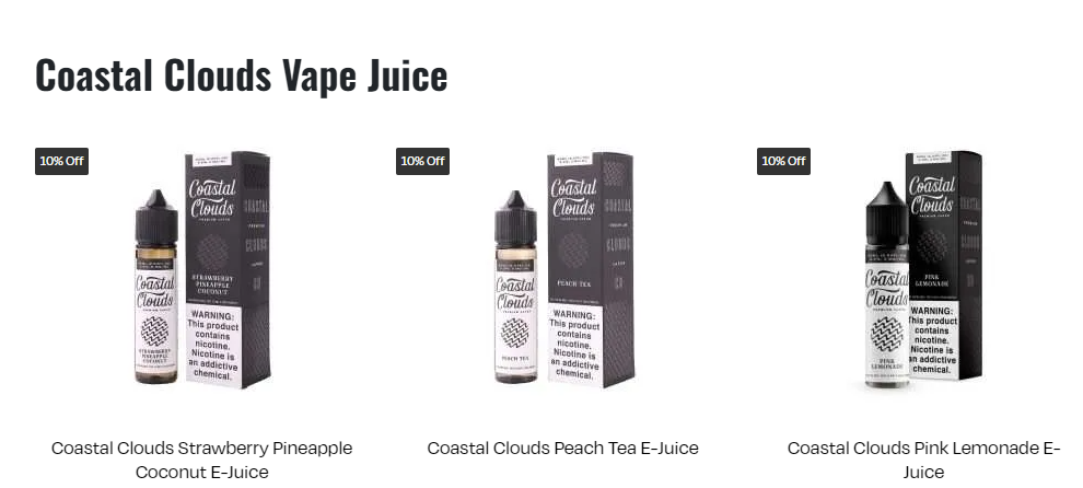 Coastal Clouds Vape Juice